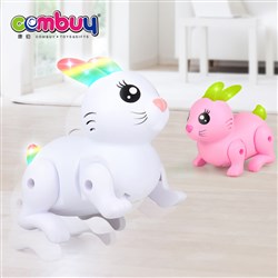 CB959127 CB959128 - Lighting ear music daning battery operated bouncing rabbit toy
